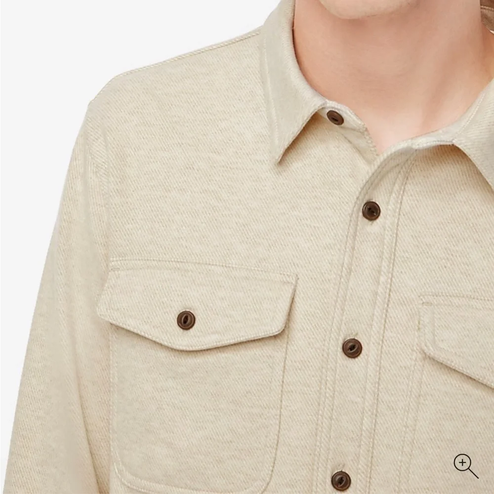 J crew Double-knit work shirt nwot